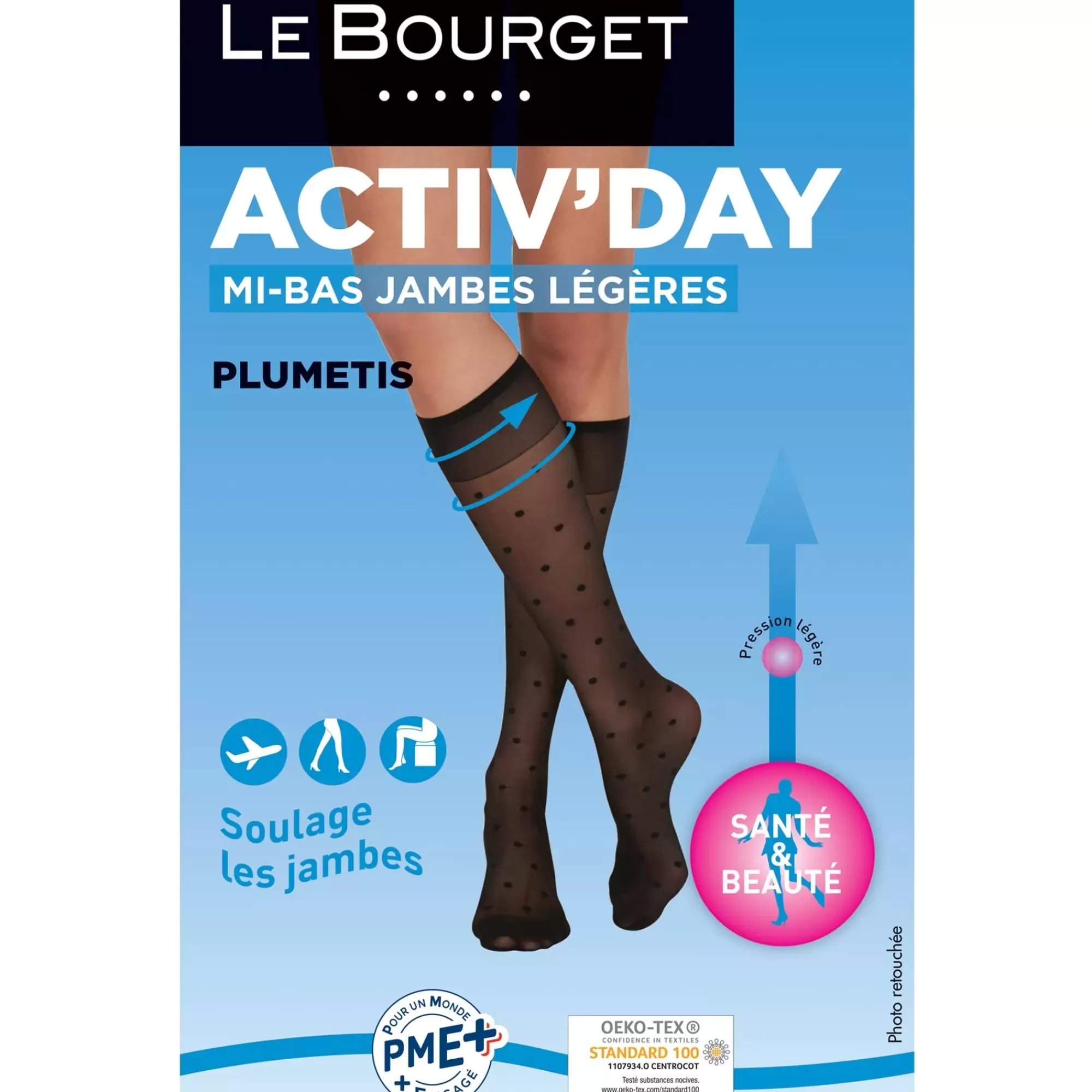 Le Bourget Activ'Day Plumetis 25 NOIR Sale