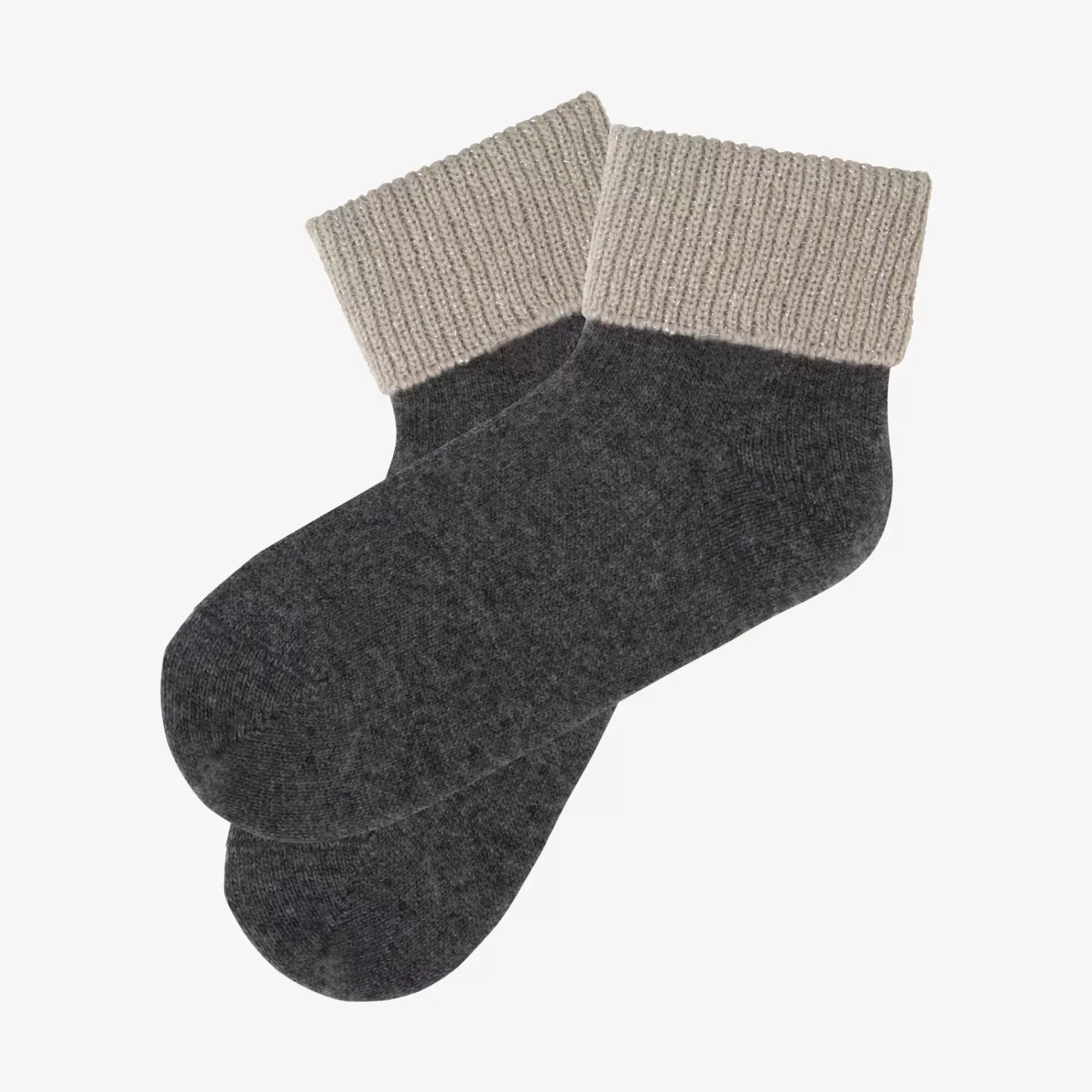 Le Bourget Chaussettes Courtes Avec Revers Cheap