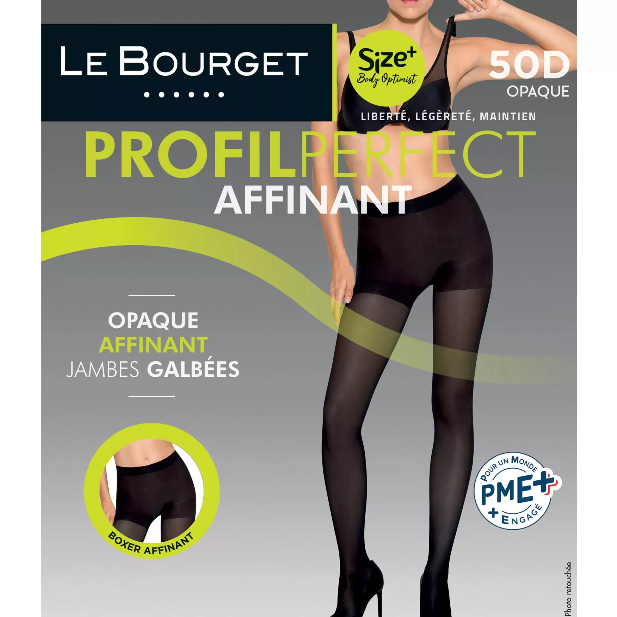 Le Bourget Opaque Satiné 50 NOIR Cheap